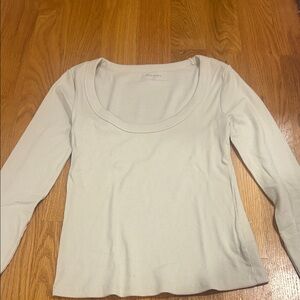 Old Navy Women's Long Sleeve Top - Cream